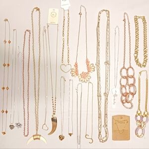 Goldtone Necklace Lot